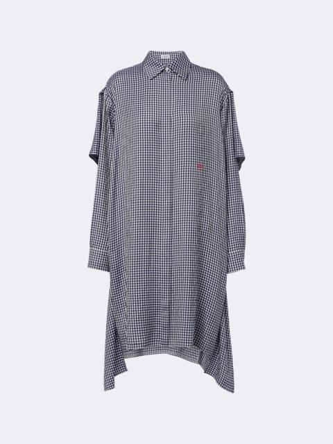 Loewe Gingham silk shirt dress
