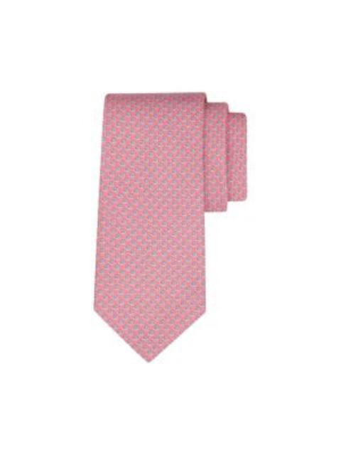 FERRAGAMO Men's Betty Snail-Printed Silk Tie - Multi