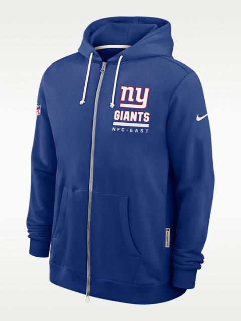 Nike New York Giants Utility Player Sideline Men's Nike Dri-FIT NFL Full-Zip Hoodie