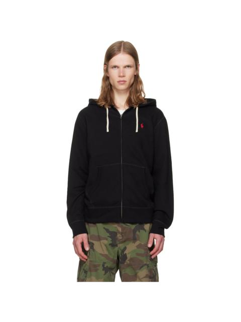 Polo Ralph Lauren Black Fleece Full-Zip Hoodie
