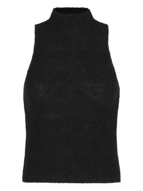 AMOMENTO mock-neck top