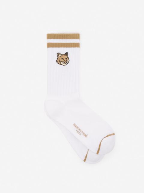 Maison Kitsuné BOLD FOX HEAD SPORTY SOCKS