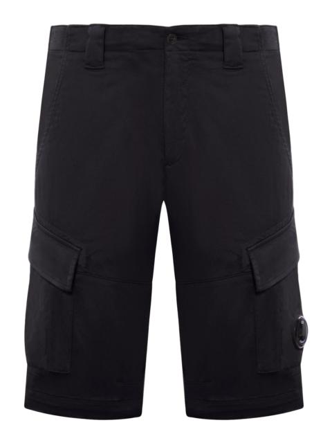 C.P. Company SATEEN STRETCH CARGO SHORTS