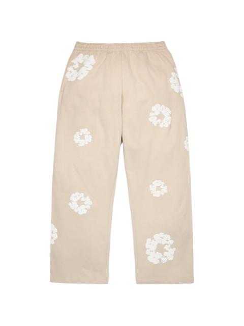 DENIM TEARS Cotton Wreath Baggy Sweatpants "Cream" DT614