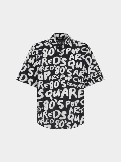 DSQUARED2 D2 POP 80'S BOWLING SHIRT