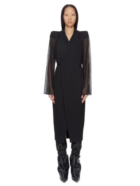 Rick Owens Cyclops wool wrap coat