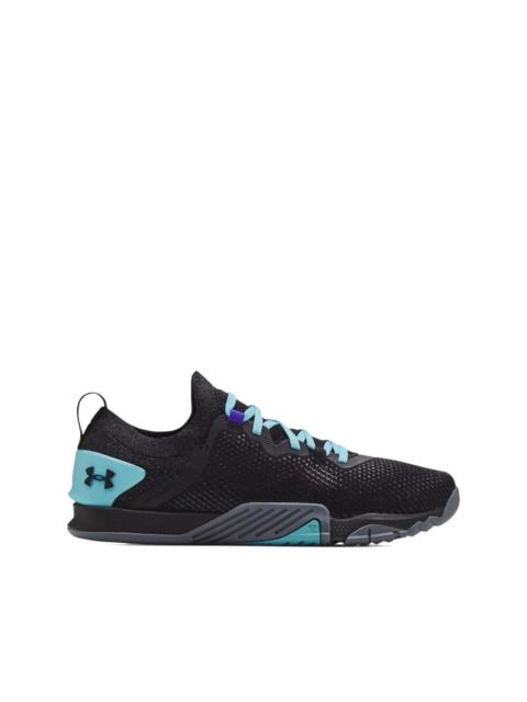 Under Armour TriBase Reign 3 "Black Turquoise" sneakers