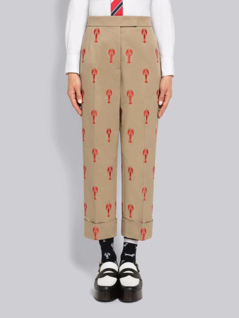Thom Browne Cotton Twill Classic Lobster Backstrap Trouser