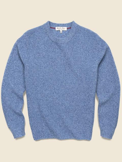 ALEX MILL Cashmere Jordan Sweater - Stonewash