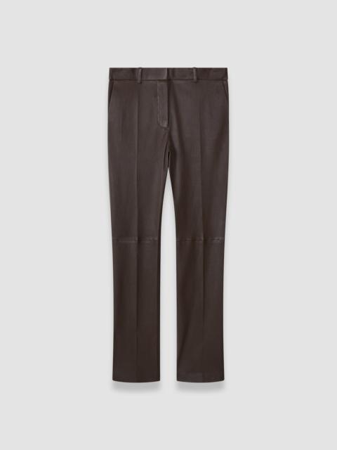 JOSEPH Coleman Long Leather Stretch Trousers