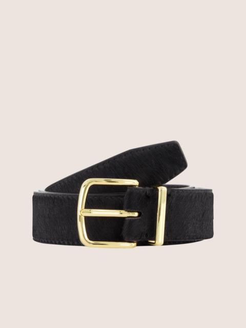 Vince Women's Kaia 32mm Calf Hair Metal-Loop Belt