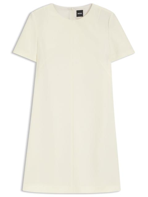 BOSS SHORT-SLEEVED DRESS IN JAPANESE CREPE