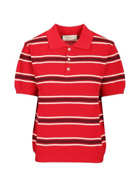 Dunst Dunst UNISEX MULTI STRIPED POLO KNIT