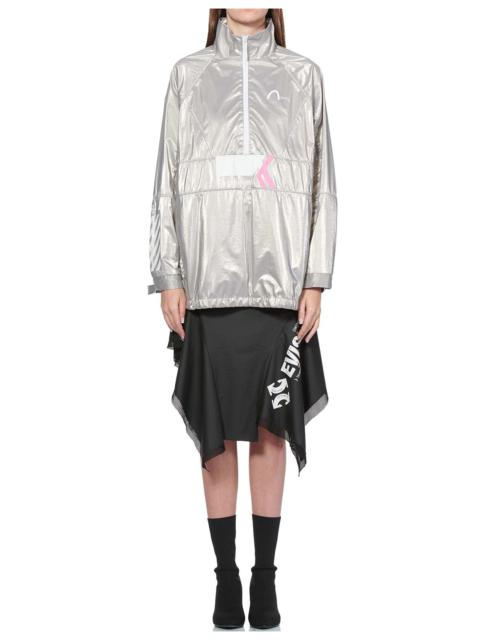 EVISU Multi Print Reflective Pullover Windbreaker Jacket