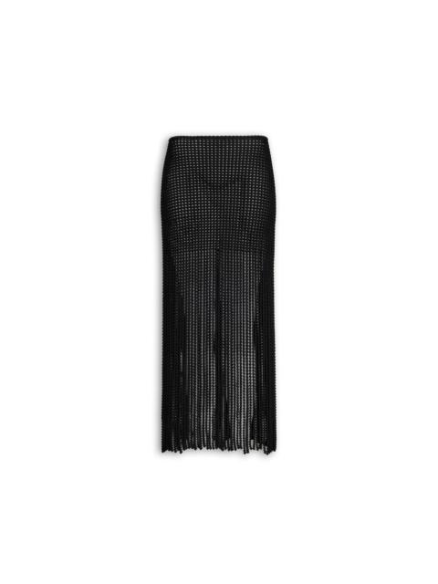 Alaïa BEADED KNIT COLUMN SKIRT
