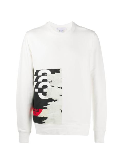 Y-3 graphic-print long-sleeve T-shirt