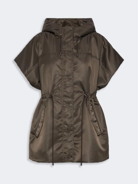 WEEKEND Max Mara ORIGANO Water-repellent twill padded gilet - MUD