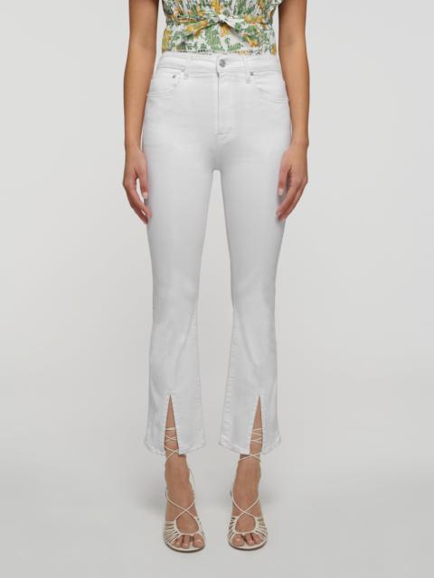 DEREK LAM 10 CROSBY MIRA FRONT SLIT CROP FLARE JEANS