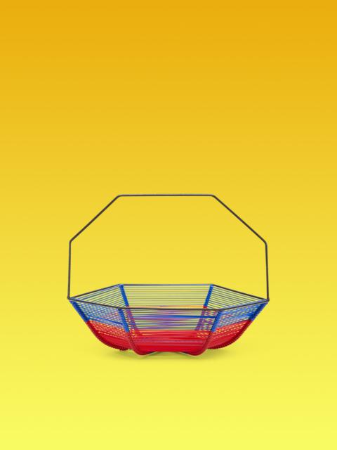 Marni MARNI MARKET HEXAGONAL BLUE AND RED FRUIT HOLDER