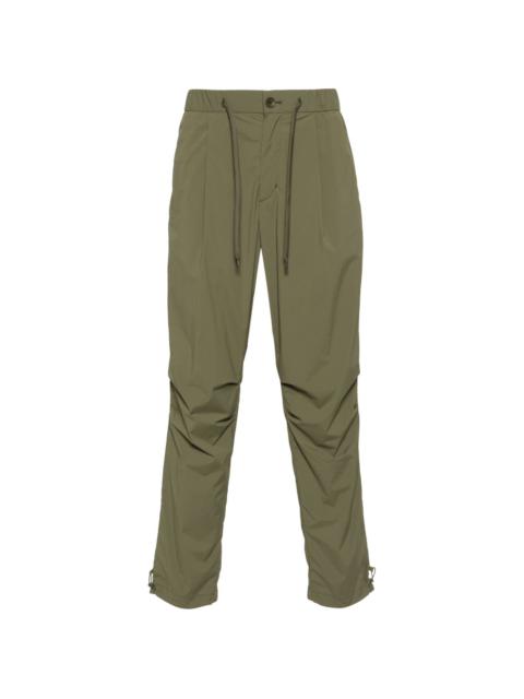 Herno pleat-detailing tapered trousers