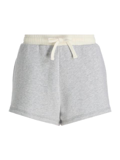 rag & bone Women's Cotton-Blend Terry Sweatshorts - Heather Grey