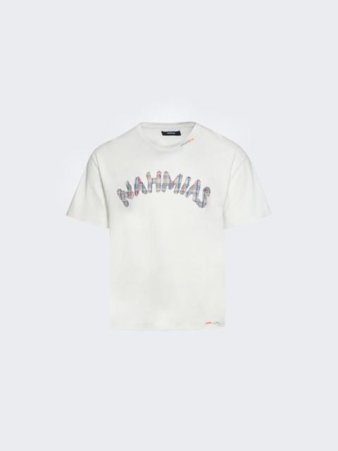 NAHMIAS Dusty Rainbow Applique Tee Egg White
