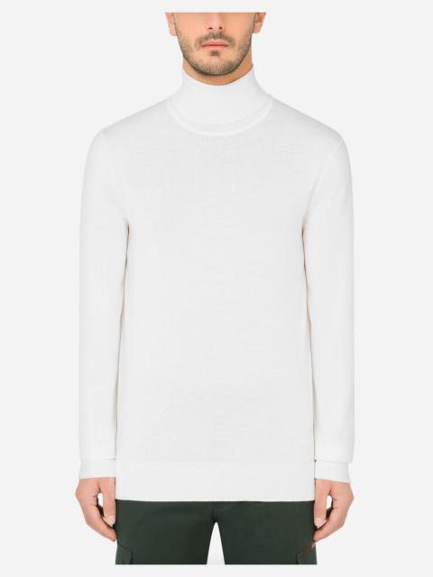 Dolce & Gabbana Wool turtle-neck sweater