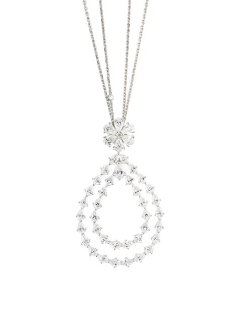 Chopard Women's L'Heure Du Diamant 18K White Gold & 8.86 TCW Diamond Pendant Necklace - White Gold