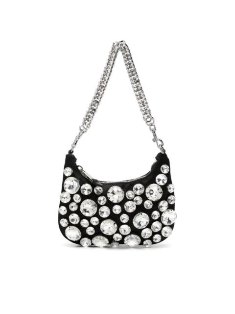 Moschino crystal-embellished shoulder bag