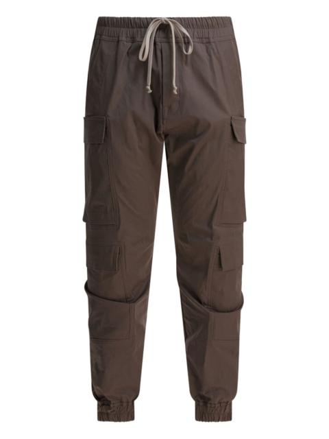 cargo-pocket drawstring cargo trousers