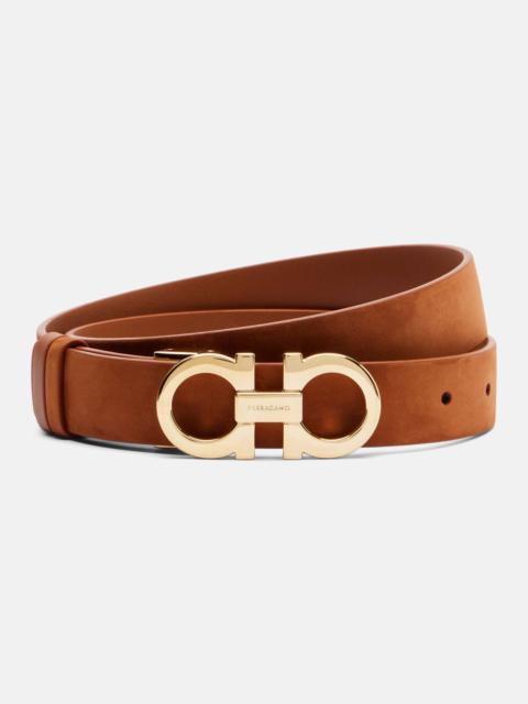 FERRAGAMO Gancio Mediterraneo leather belt