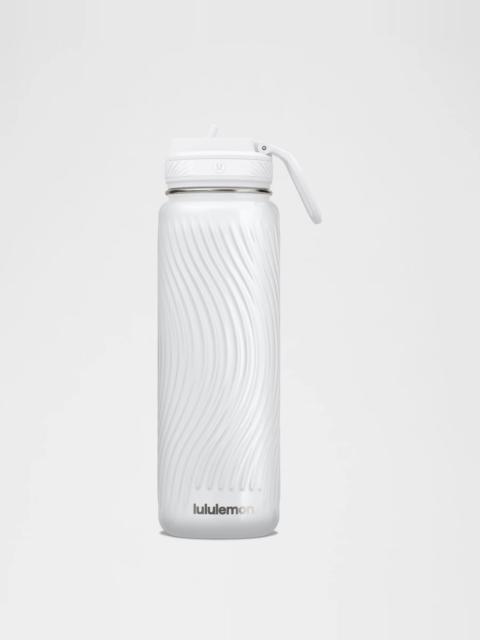 lululemon Back to Life Sport Bottle 24oz Straw Lid *Wave