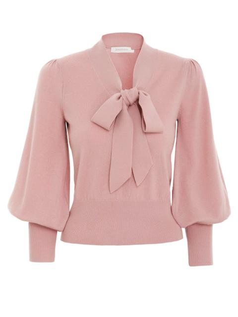 Zimmermann TIE NECK SWEATER
