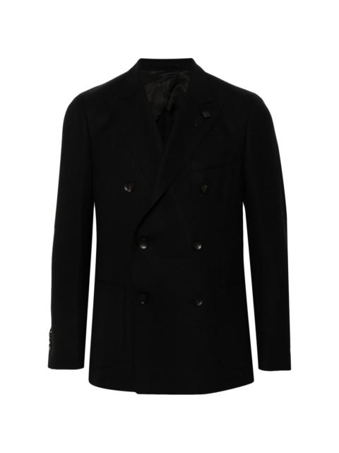 LARDINI brooch-detail blazer