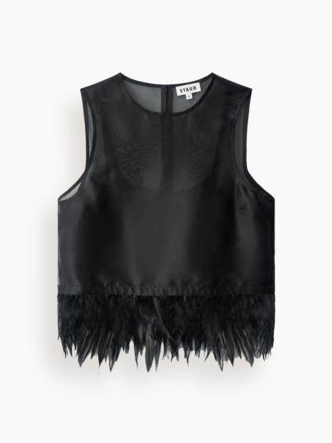 STAUD Avi Top in Black