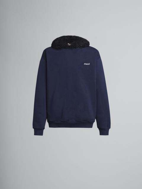 Marni BRUSHED BIO COTTON HOODED SWEATSHIRT