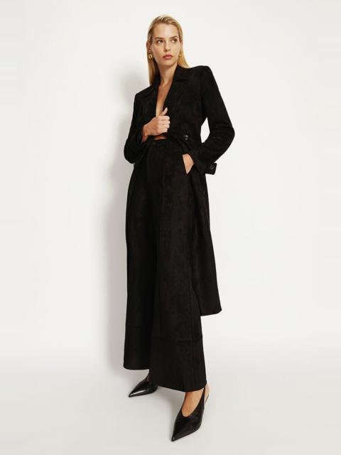 BARDOT Marlowe Vegan Suede Pant In Black