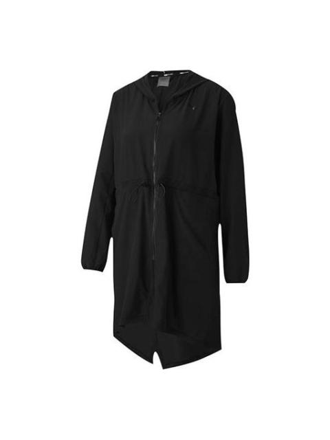 PUMA (WMNS) PUMA Studio Flow Woven Hooded Jacket 'Black' 519643-02