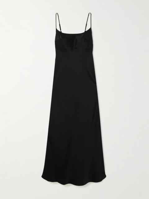 Theory Satin Midi Dress