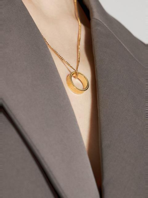 MM6 Maison Margiela Numerical Minimal Signature Pendant Ring Necklace