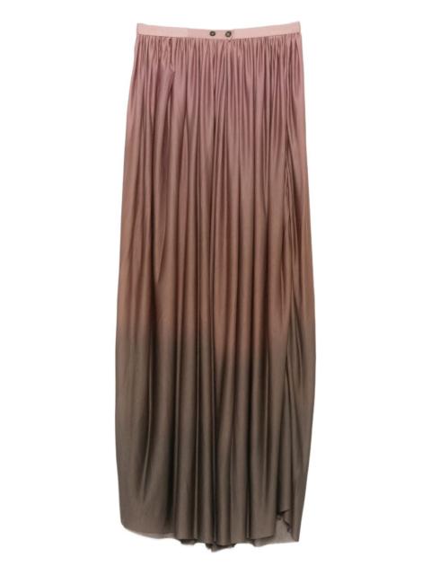 Faliero Sarti ombre pleated skirt