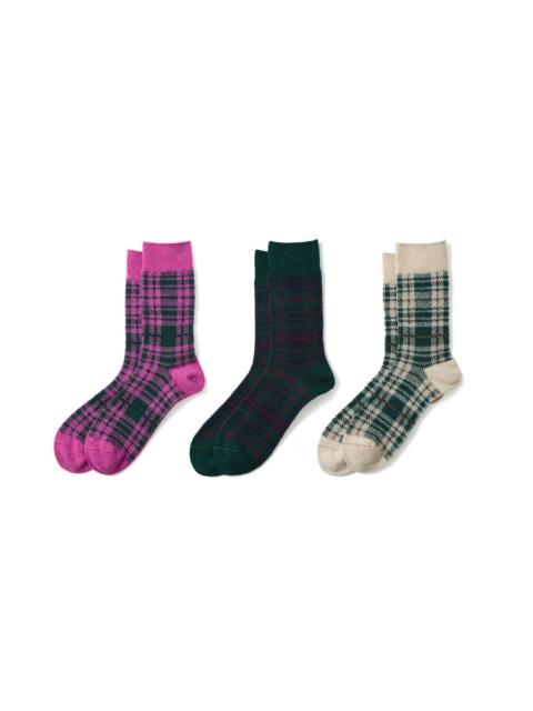 ROTOTO® Check Pattern Merino Socks