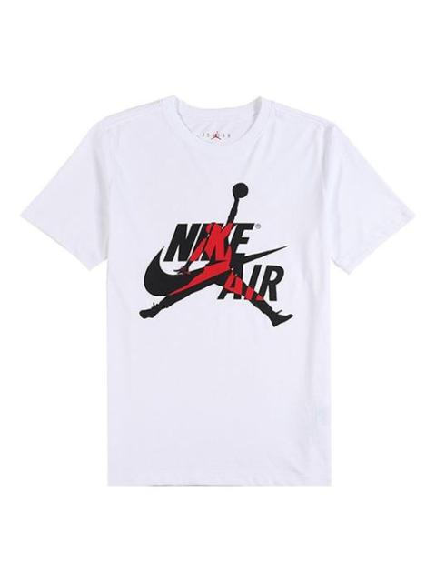 Air Jordan Jumpman Logo Sports short sleeve Men White BV5906-100