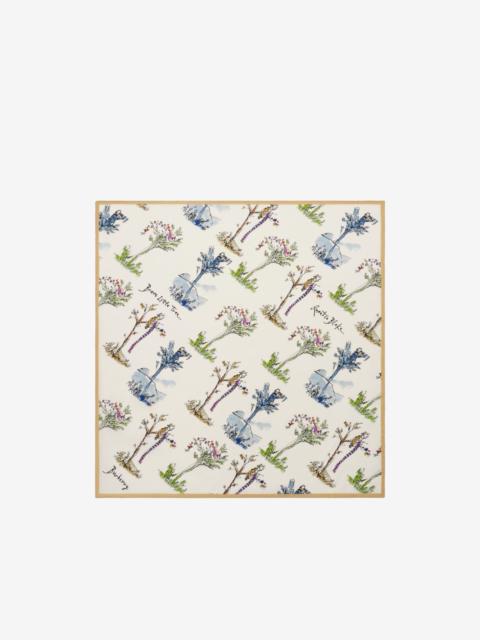 Burberry Brave Little Tree silk scarf