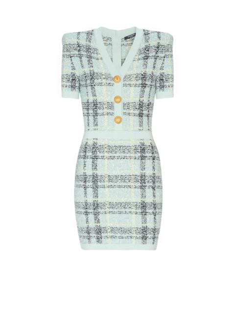 Balmain Short glitter tweed dress
