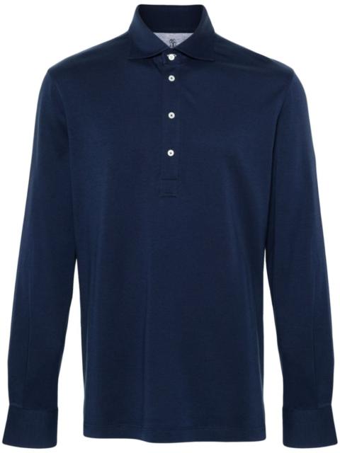 Brunello Cucinelli cotton-blend polo shirt