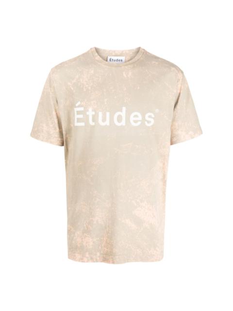 Étude logo-print bleached T-shirt