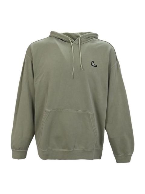 Converse Go To Embroidered Sneaker Patch Hoodie 'Green' 10025456-A05