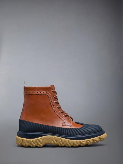 Thom Browne LEATHER LONGWING DUCK BOOT