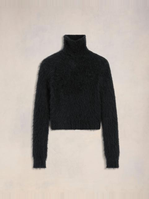 ALPACA MOHAIR BRUSHED SWEATER